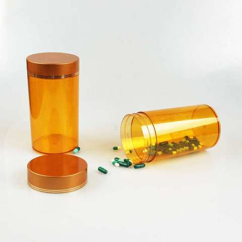 150ml Amber Pet Plastic Bottle for Medicine Pill Packaging (PPC-J024)